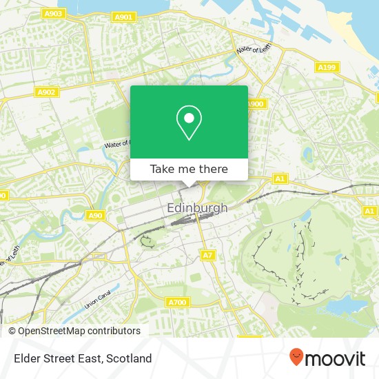 Elder Street East map