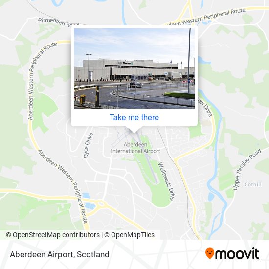 Aberdeen Airport map
