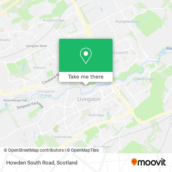 Howden South Road map