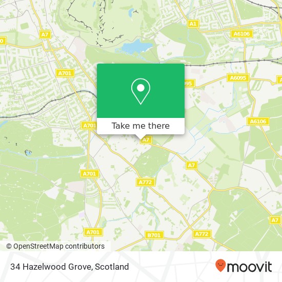 34 Hazelwood Grove map