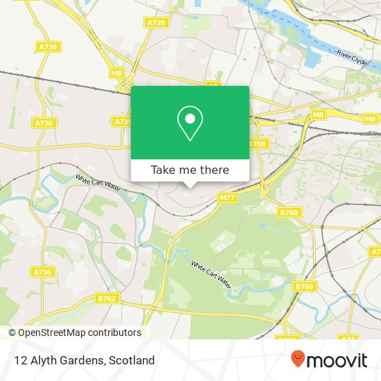 12 Alyth Gardens map