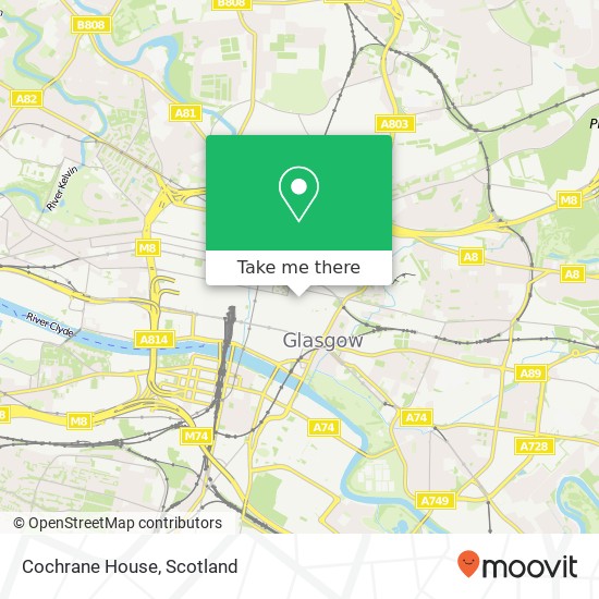 Cochrane House map