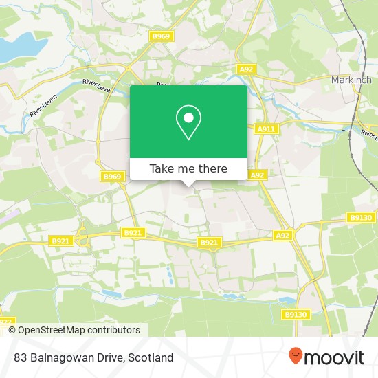 83 Balnagowan Drive map