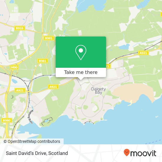 Saint David's Drive map