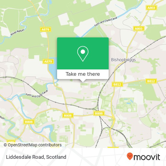 Liddesdale Road map