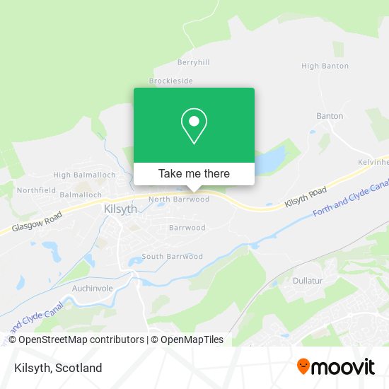 Kilsyth map