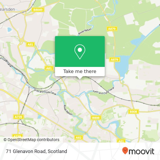 71 Glenavon Road map