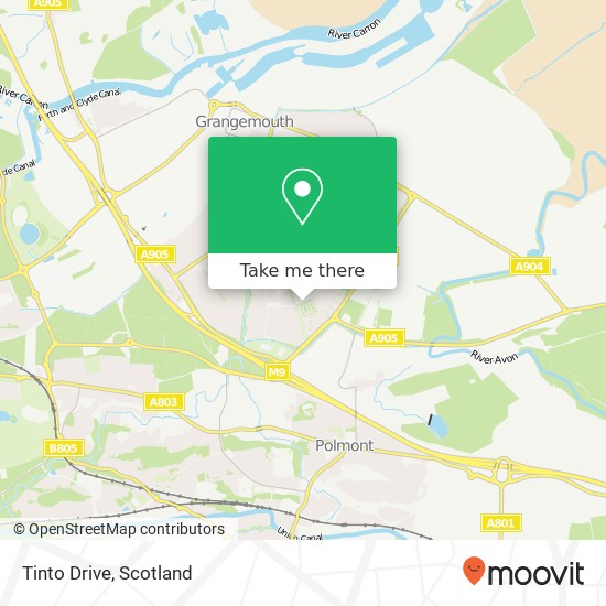 Tinto Drive map