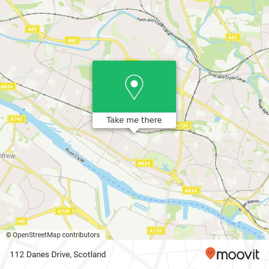 112 Danes Drive map