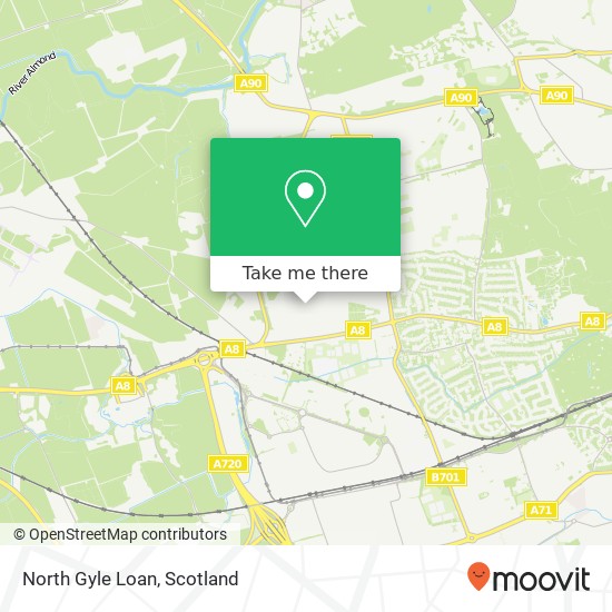 North Gyle Loan map