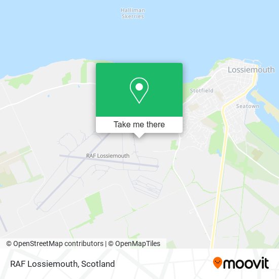 RAF Lossiemouth map