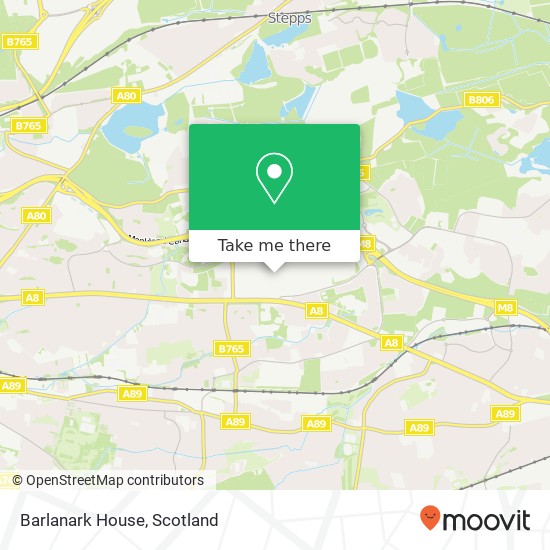 Barlanark House map