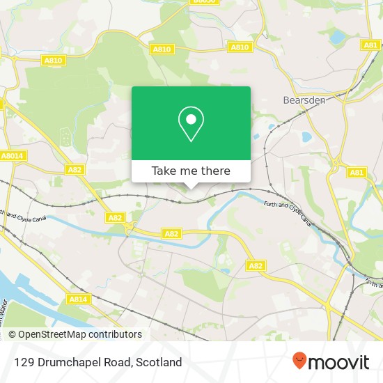 129 Drumchapel Road map