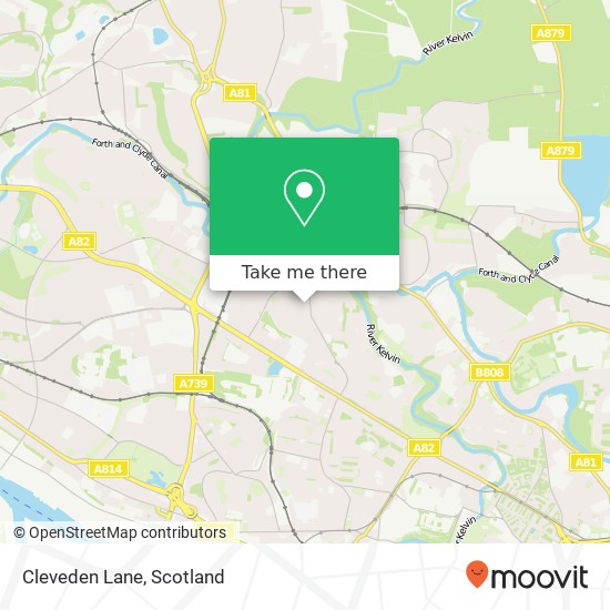 Cleveden Lane map