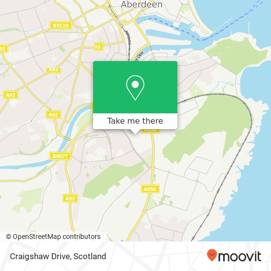 Craigshaw Drive map