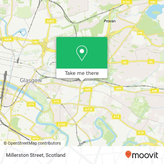 Millerston Street map