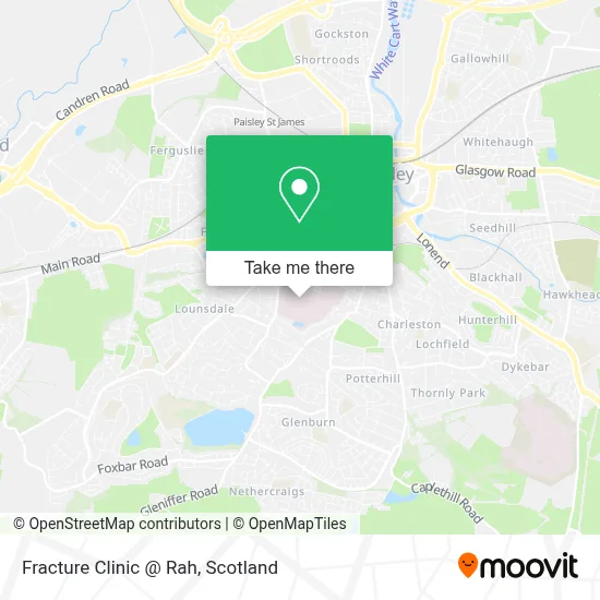 Fracture Clinic @ Rah map