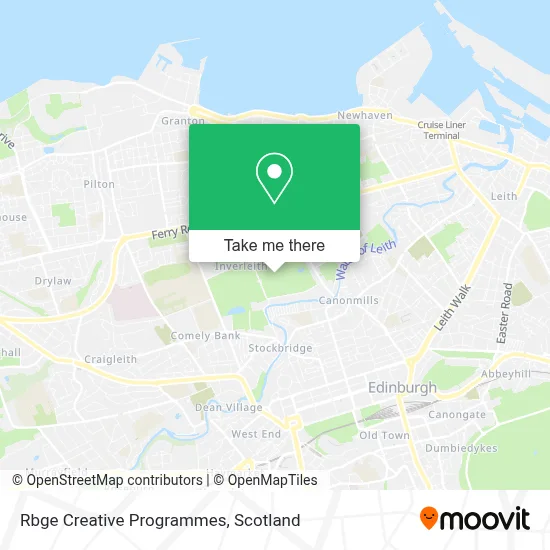 Rbge Creative Programmes map