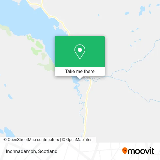 Inchnadamph map