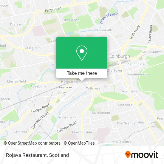 Rojava Restaurant map