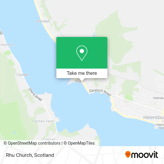 Rhu Church map
