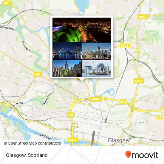 Glasgow map