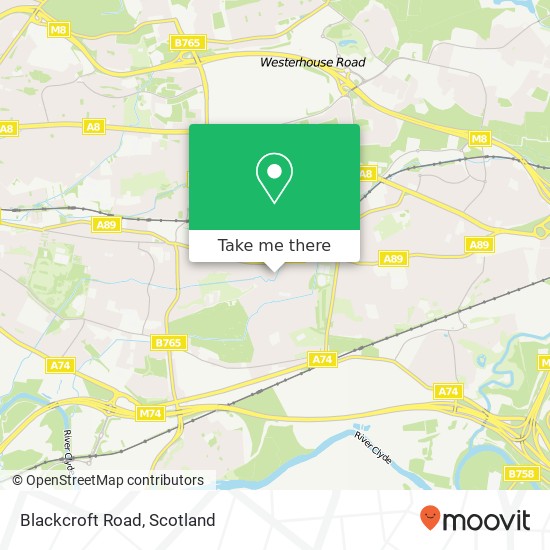 Blackcroft Road map