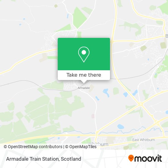 Armadale Train Station map