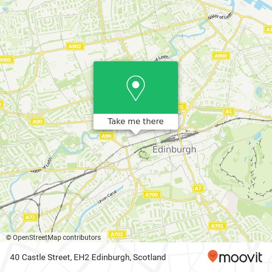 40 Castle Street, EH2 Edinburgh map