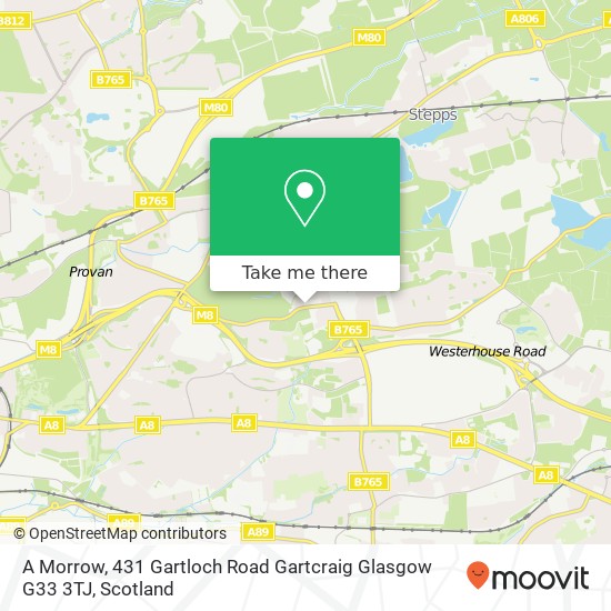 A Morrow, 431 Gartloch Road Gartcraig Glasgow G33 3TJ map