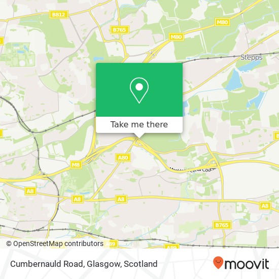 Cumbernauld Road, Glasgow map
