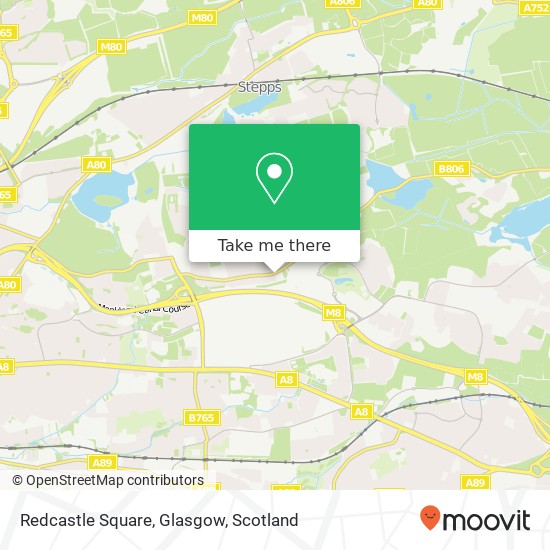 Redcastle Square, Glasgow map