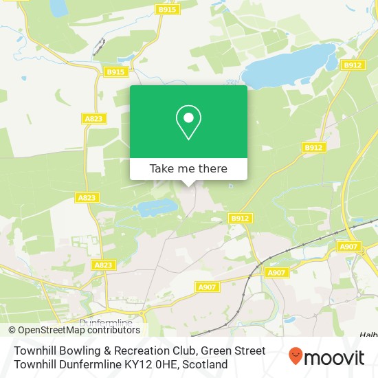 Townhill Bowling & Recreation Club, Green Street Townhill Dunfermline KY12 0HE map