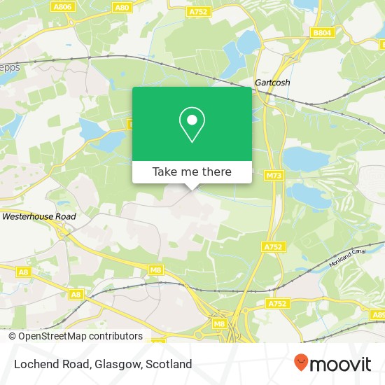 Lochend Road, Glasgow map