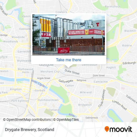 Drygate Brewery map