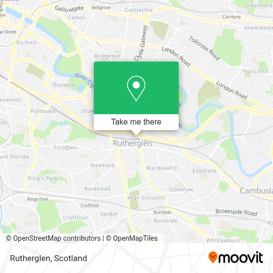 Rutherglen map