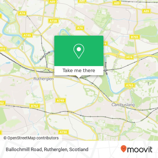 Ballochmill Road, Rutherglen map
