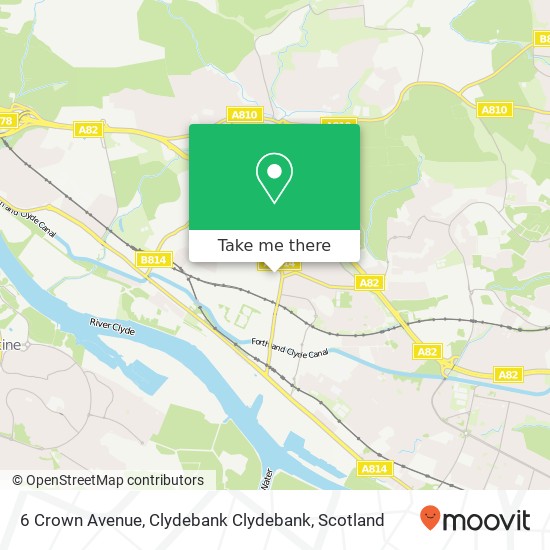 6 Crown Avenue, Clydebank Clydebank map