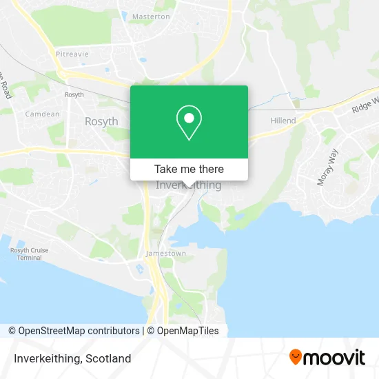 Inverkeithing map