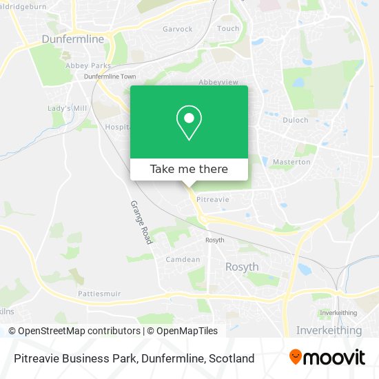 Pitreavie Business Park, Dunfermline map