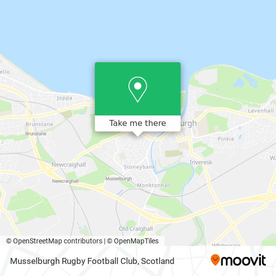 Musselburgh Rugby Football Club map