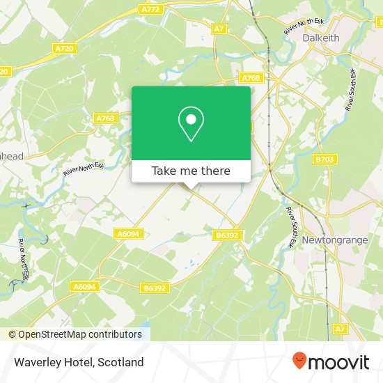 Waverley Hotel map