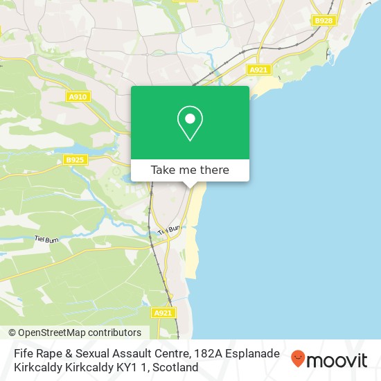 Fife Rape & Sexual Assault Centre, 182A Esplanade Kirkcaldy Kirkcaldy KY1 1 map