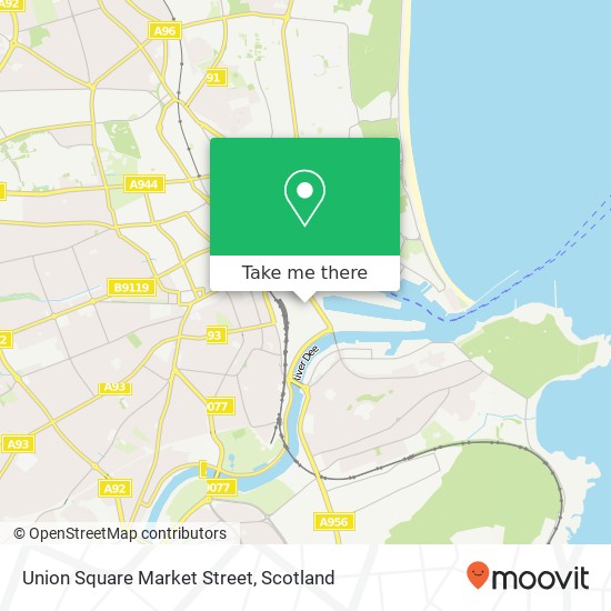 Union Square Market Street, Aberdeen Aberdeen map
