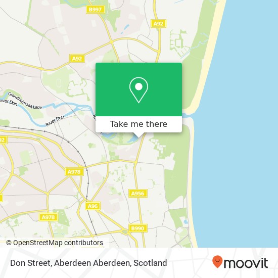 Don Street, Aberdeen Aberdeen map