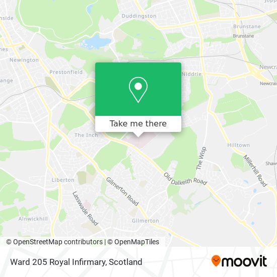 Ward 205 Royal Infirmary map