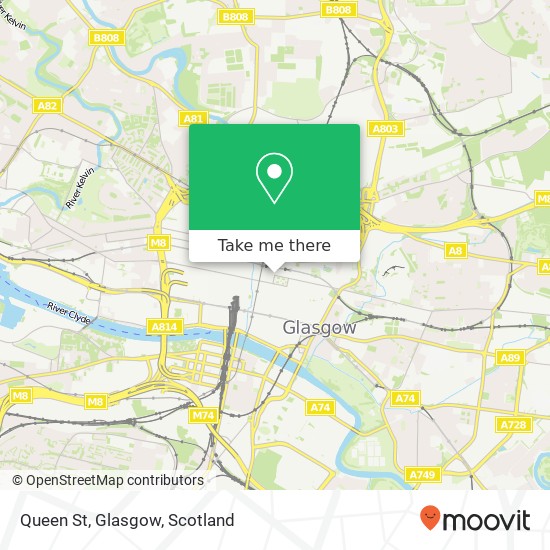 Queen St, Glasgow map
