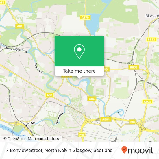 7 Benview Street, North Kelvin Glasgow map