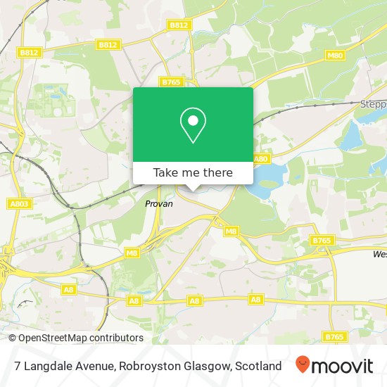 7 Langdale Avenue, Robroyston Glasgow map