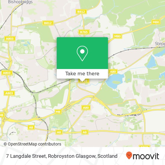 7 Langdale Street, Robroyston Glasgow map